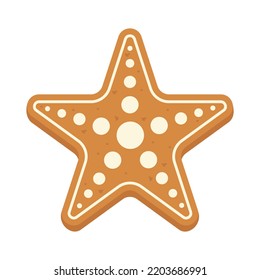Christmas gingerbread for Christmas. Vector illustration.