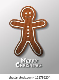 Christmas gingerman eps10