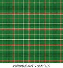 Christmas gingham seamless pattern.Checkered tartan plaid with twill weave repeat pattern.Geometric graphic vector illustration background design for fabric and prints.