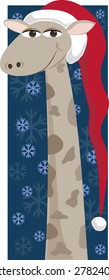 Christmas giraffe