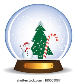 christmas in the glass globe