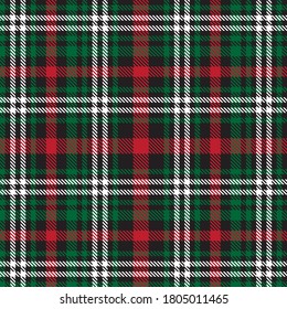Christmas Glen Plaid textured seamless pattern suitable for fashion textiles and graphics