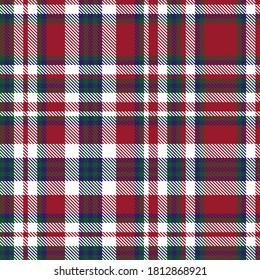 Christmas Glen Plaid textured seamless pattern suitable for fashion textiles and graphics