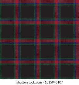 Christmas Glen Plaid textured seamless pattern suitable for fashion textiles and graphics