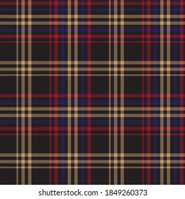 Christmas Glen Plaid textured seamless pattern suitable for fashion textiles and graphics
