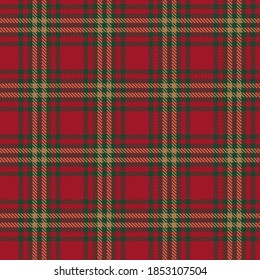 Christmas Glen Plaid textured seamless pattern suitable for fashion textiles and graphics