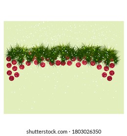 fondo brillante de navidad. imagen vectorial