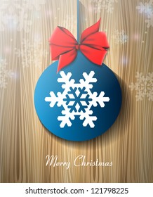Christmas globe background eps10