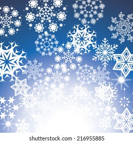 Christmas globe snowflake design 