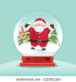 Christmas globe vector, Christmas decoration