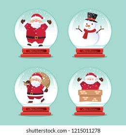 Christmas globe vector, Christmas decoration