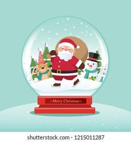 Christmas globe vector, Christmas decoration