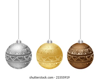 christmas globe vector illustration