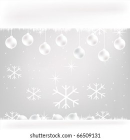 Christmas globe vector illustration