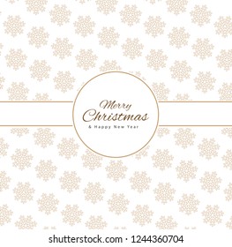 Christmas With Glod Background