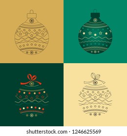 Christmas glossy ball