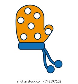christmas glove icon