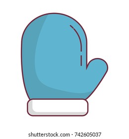 christmas glove icon