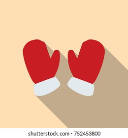 Christmas gloves icon, vector illustration design. Christmas collection.
