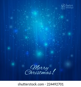 Christmas glow  blue background