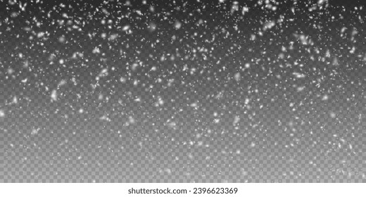 Christmas glowing bokeh confetti light and glitter texture overlay for your design. Festive sparkling gold dust png. Holiday powder dust for cards, invitations, banners, advertising.