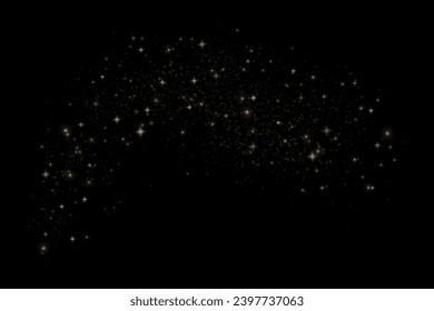 Christmas glowing bokeh confetti light and glitter texture overlay for your design. Festive sparkling white dust png. Holiday powder dust for cards, invitations, banners, advertising.