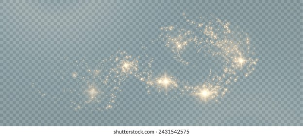 Weihnachten glühende Bokeh Konfetti Licht und Glitzer Textur Overlay für Ihr Design. Festlich funkelnder Goldstaub Ping. Ferien Puderstaub für Karten, Einladungen, Banner, Werbung.