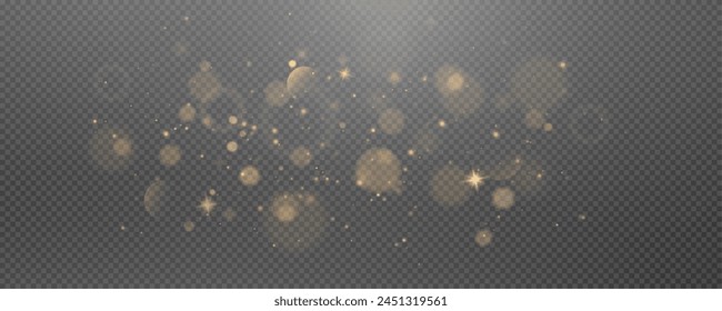 Weihnachtsmusiken glühende Bokeh Konfetti Licht und Glitzer Textur Overlay für Ihr Design. Festlich funkelnder Goldstaub Ping. Festliche Musik Pulverstaub für Karten, Einladungen, Banner, Werbung.