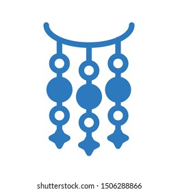 christmas glyph colour vector icon