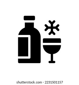 Christmas, Glyph, Winter, Xmas, Holiday, Flat Icon Logo Illustration Vector Isolated. Suitable for Web Design, Logo, App.