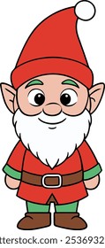 Christmas gnome little Santa Claus  