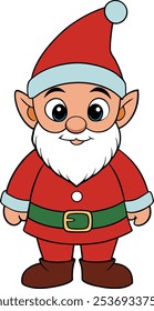 Christmas gnome little Santa Claus  