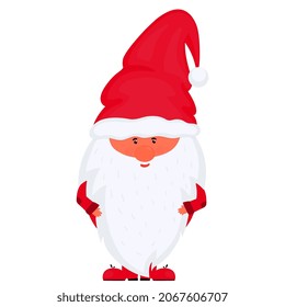 Christmas Gnome. Vector for New Year holidays