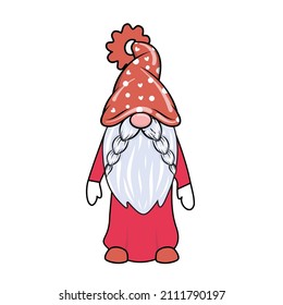 Christmas Gnomes Free Vector Art Design 