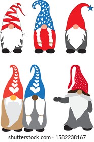 Christmas Gnomes Vector pack - Christmas decorative gnome