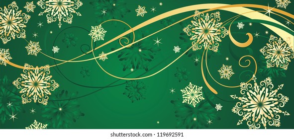 Christmas gold background
