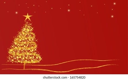 christmas gold backround
