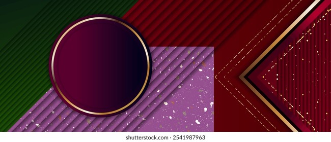 Christmas gold design black background in paper, blank, isolated, old, texture, abstract shiny color golden design trends