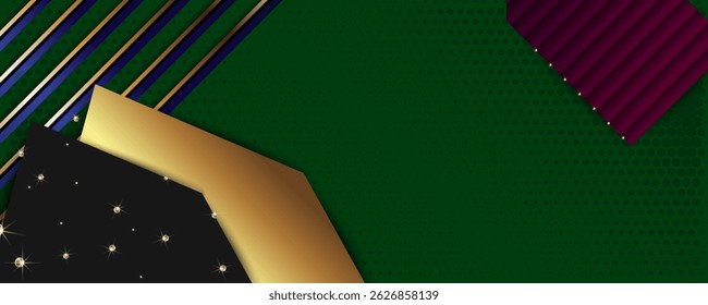 Christmas gold design black background abstract shiny color golden