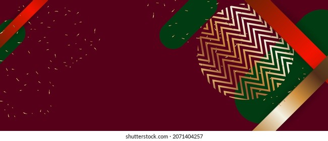 Christmas gold elements Universal version of the basis or Wedding dots circles and lines design black background abstract shiny color golden