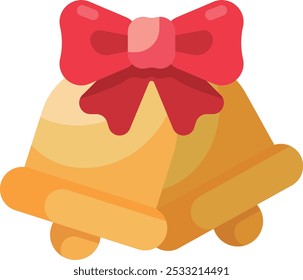 Christmas gold golden yellow bell decoration