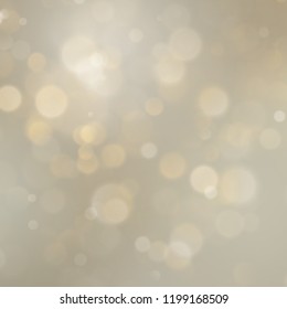 Christmas golden holiday abstract glitter defocused background with blurred bokeh. EPS 10