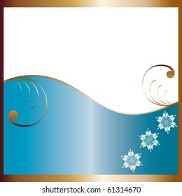 Christmas golden letter, vector