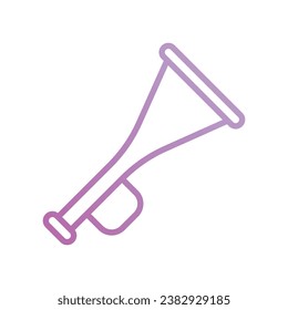 Christmas gradient icon stock illustration 
