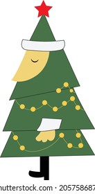 Christmas Graphic design for print or use as poster, card, flyer or T Shirt