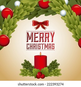 christmas graphic design , vector illustration