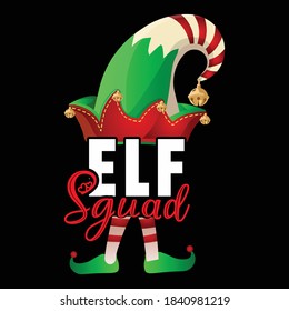 Christmas graphic prints set, t shirt designs for ugly sweater x mas party. Holiday décor with x mas tree, Santa, gingerbread texts and ornaments. Stock vector background.