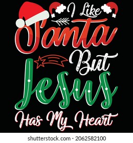 Christmas graphic prints set, t shirt designs for ugly sweater xmas party. Holiday decor with xmas tree, Santa, gingerbread texts and ornaments. Stock vector background
