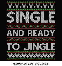 Christmas graphic prints set, t shirt designs for ugly sweater x mas party. Holiday décor with x mas tree, Santa, gingerbread texts and ornaments. Stock vector background.