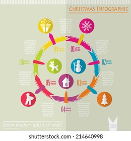 Christmas graphic, vector illustration